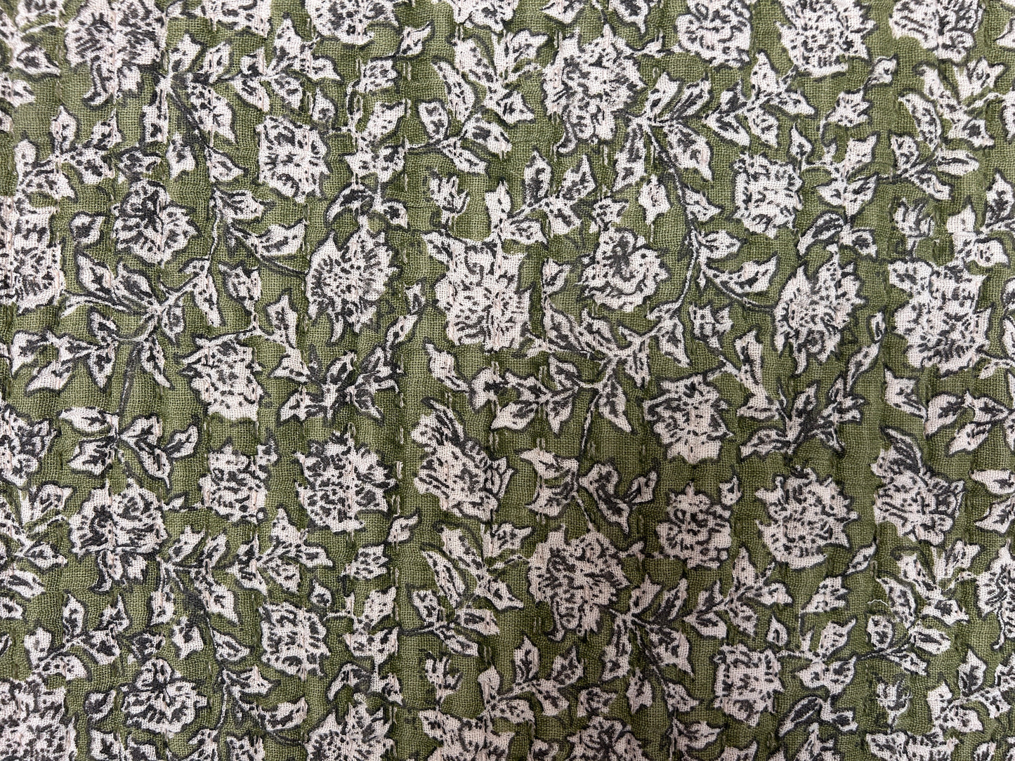 Block printed quilted cushions - Various colours