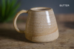 NEW DESIGN Relish hand thrown tapered mug - various colours