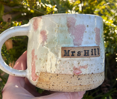 Relish hand thrown straight mug