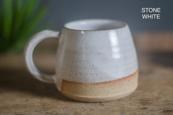 NEW DESIGN Relish hand thrown tapered mug - various colours
