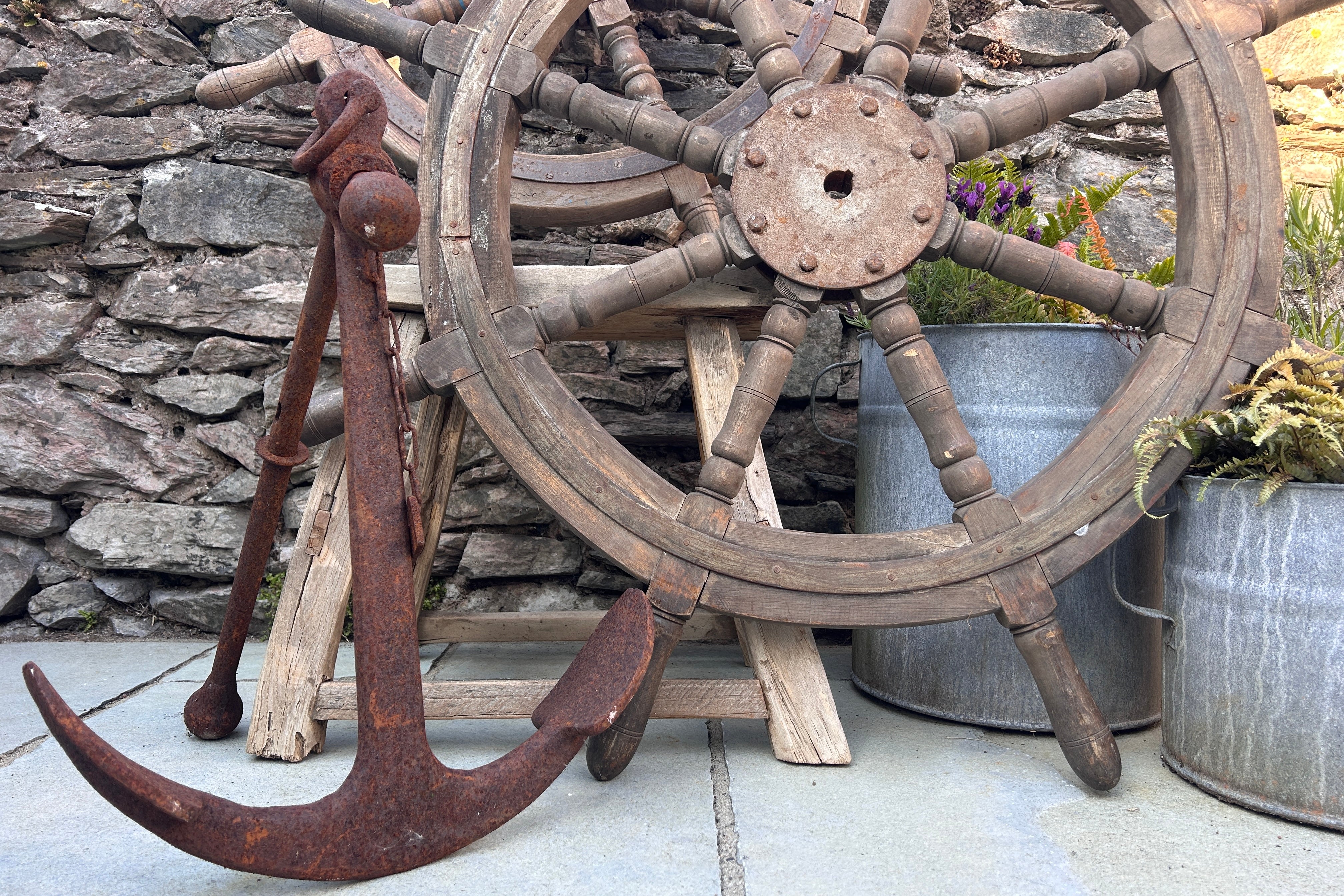 Antique anchor