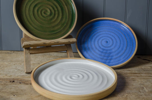 hand thrown plates