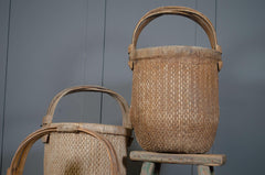 Antique Chinese rice harvest basket