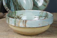 Romanian marble glazed bowls