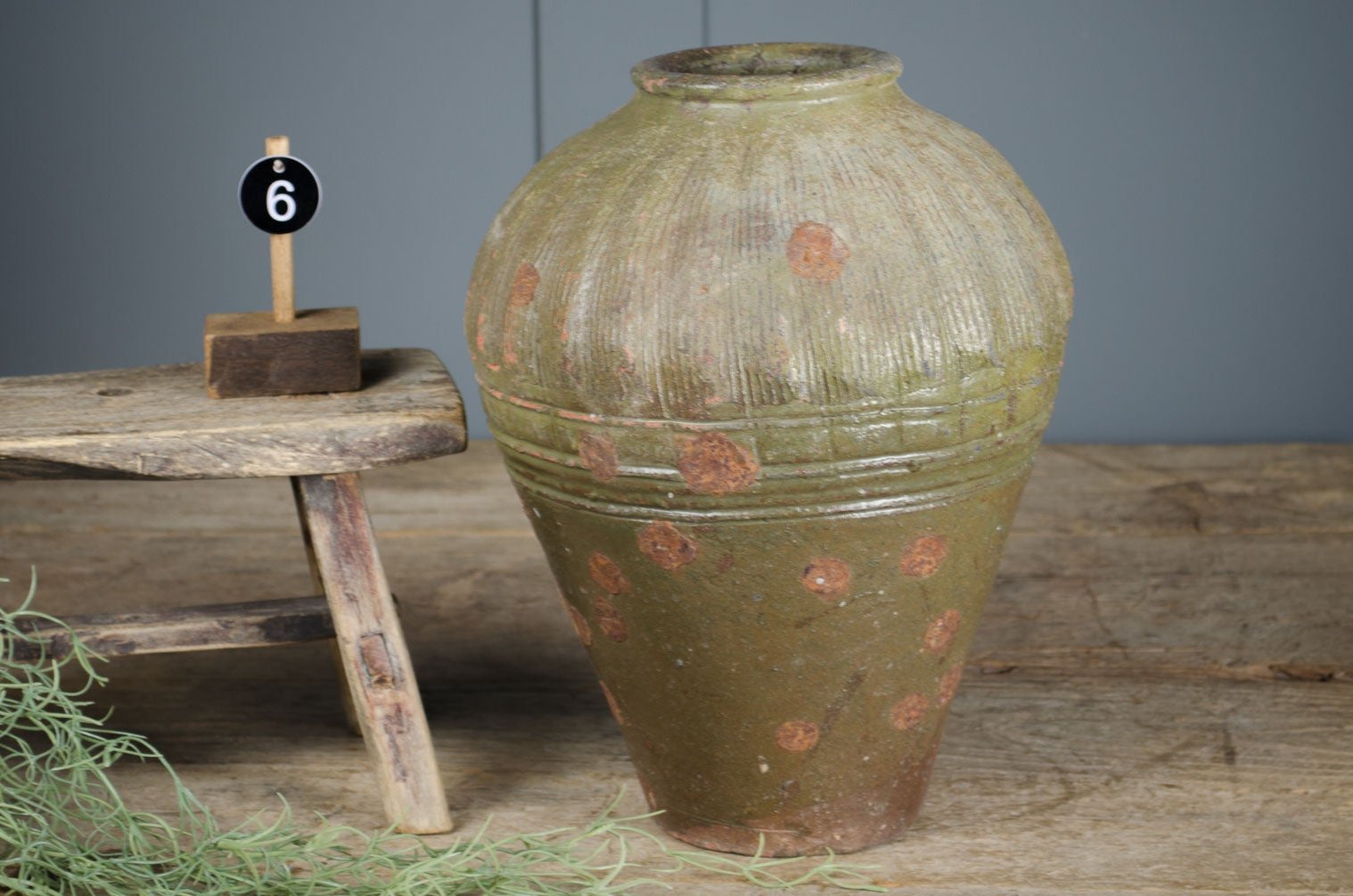 chinese green preserve jar