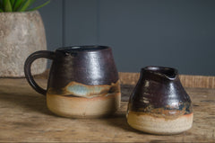 NEW DESIGN Relish hand thrown tapered mug - various colours