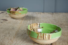 Romanian marble glazed bowls