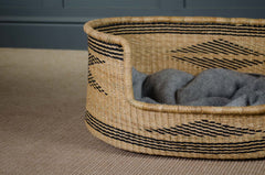 Natural Ghanian woven dog basket - Various sizes