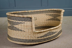 Natural Ghanian woven dog basket - Various sizes