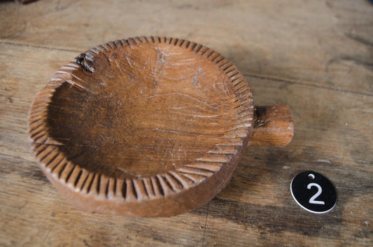 Carved wood trivet