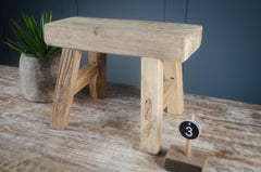 Mini reclaimed stools