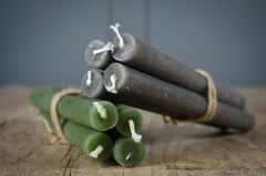 Set of 4 tall dinner candles