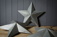 Reclaimed metal barn star