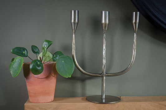 antique brass dinner candle holder for dining table