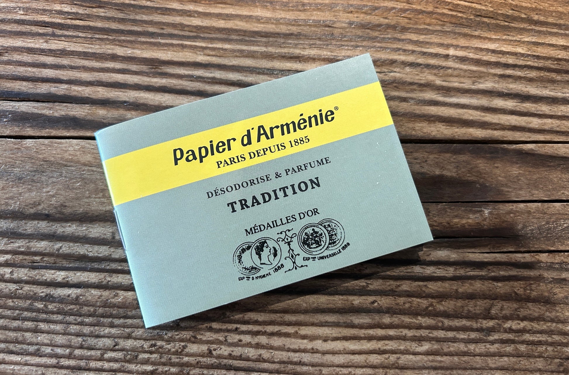 
Traditional French Armenian Paper booklet with 36 scented benzoin resin paper strips for home fragrance
