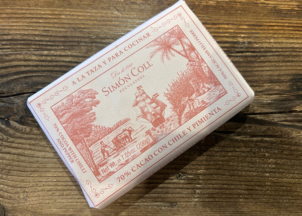 Spanish hot drinking chocolate bar