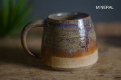 NEW DESIGN Relish hand thrown tapered mug - various colours