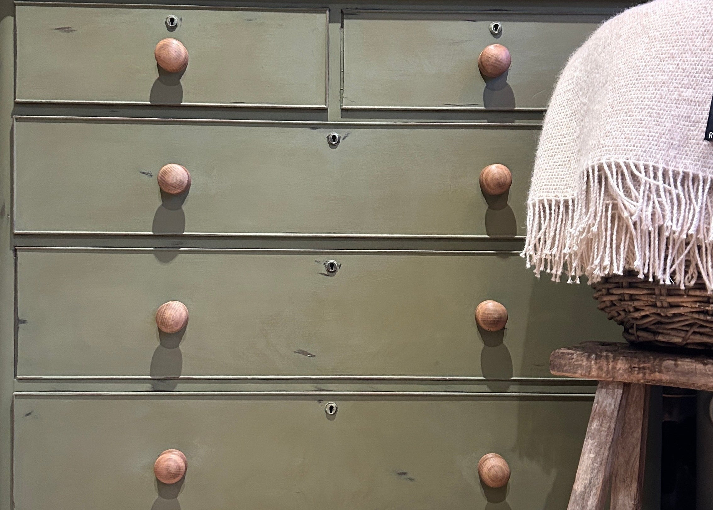 Victorian painted drawers