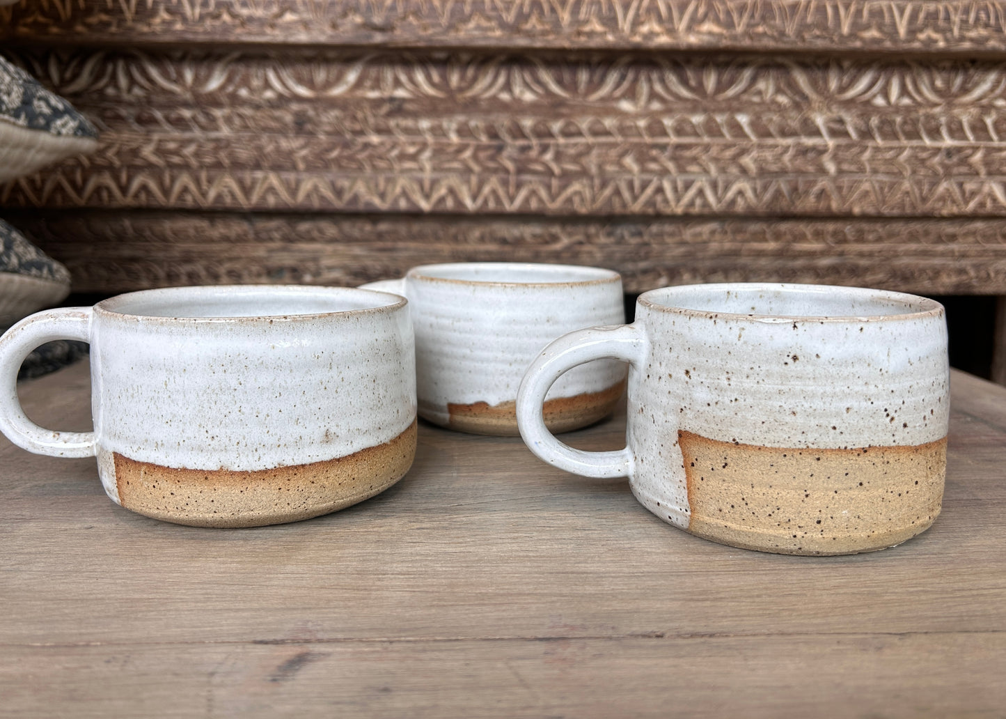 Relish hand thrown straight mug