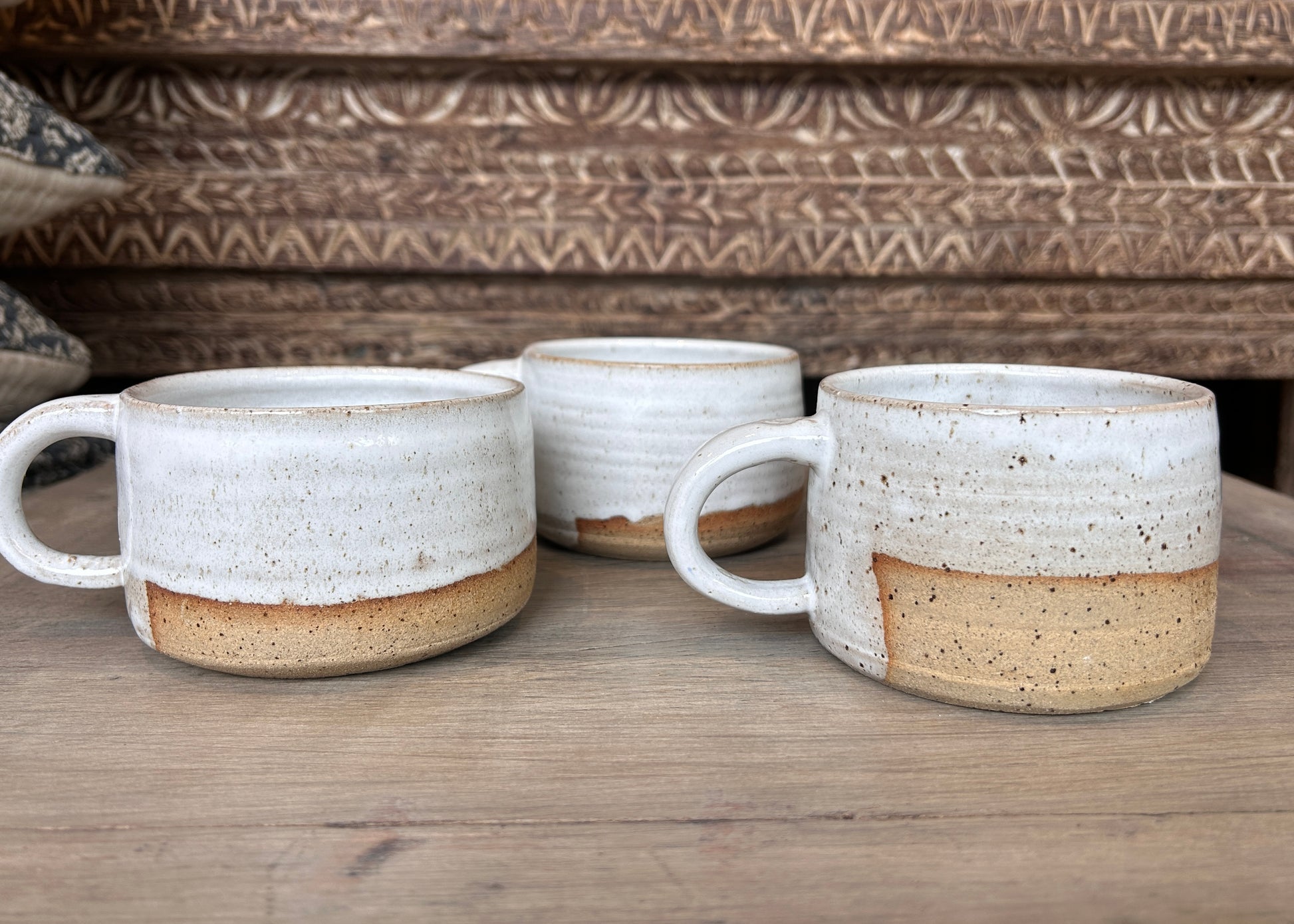 
Relish hand thrown straight mug