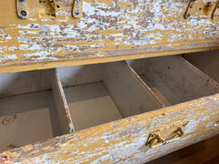 Chippy painted drawers / kitchen island