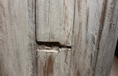 Small reclaimed white washed desk
