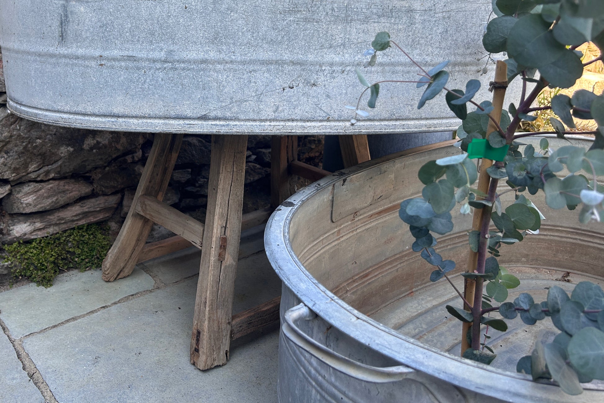 
Reclaimed Oval bath planter
