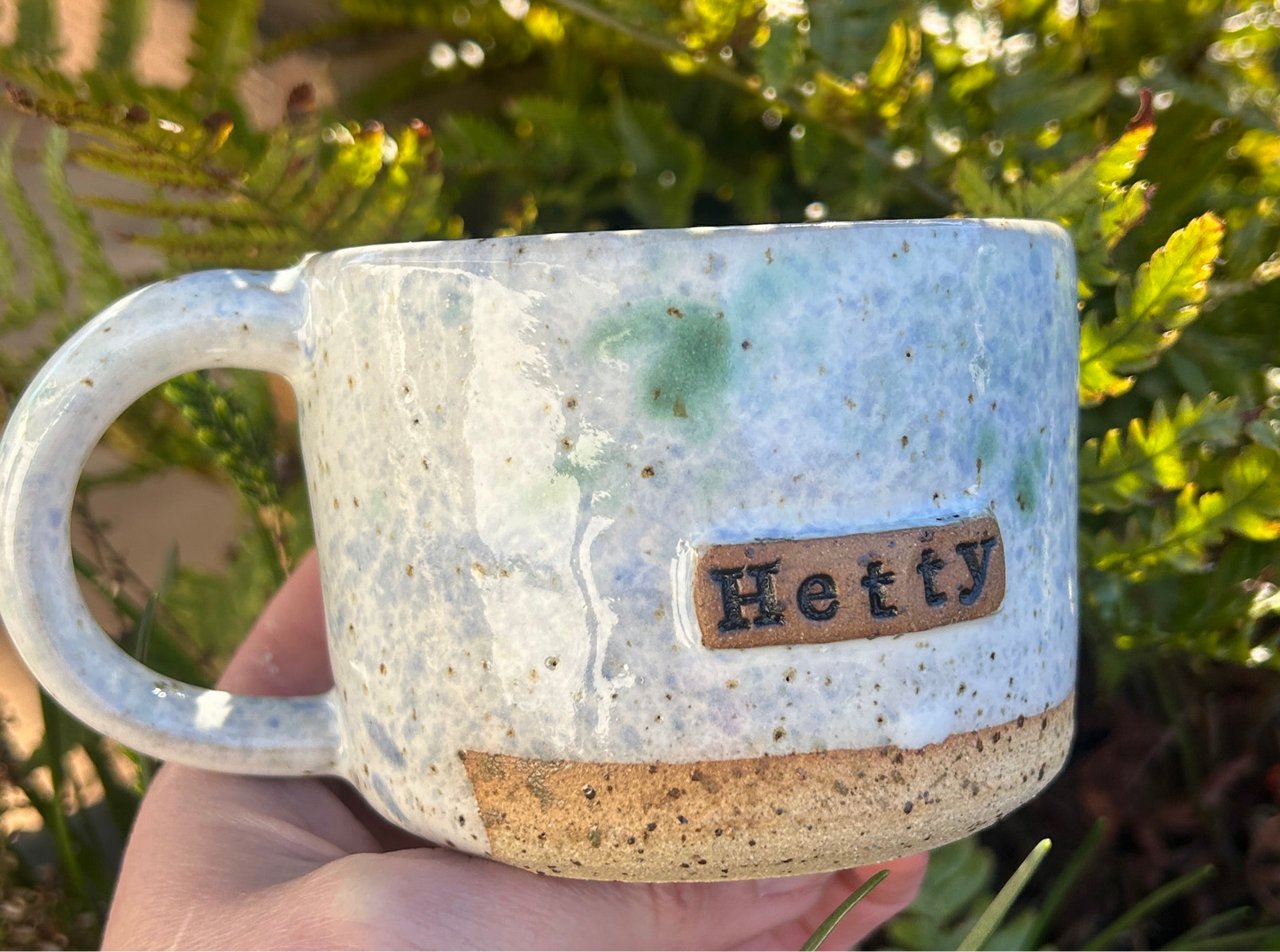 Relish hand thrown straight mug