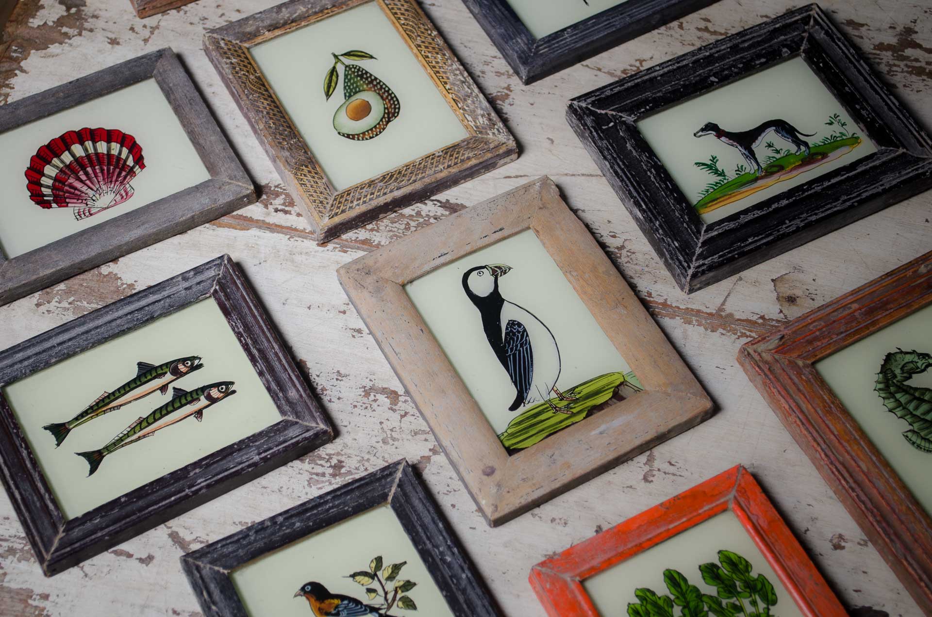Small - Indian glass art