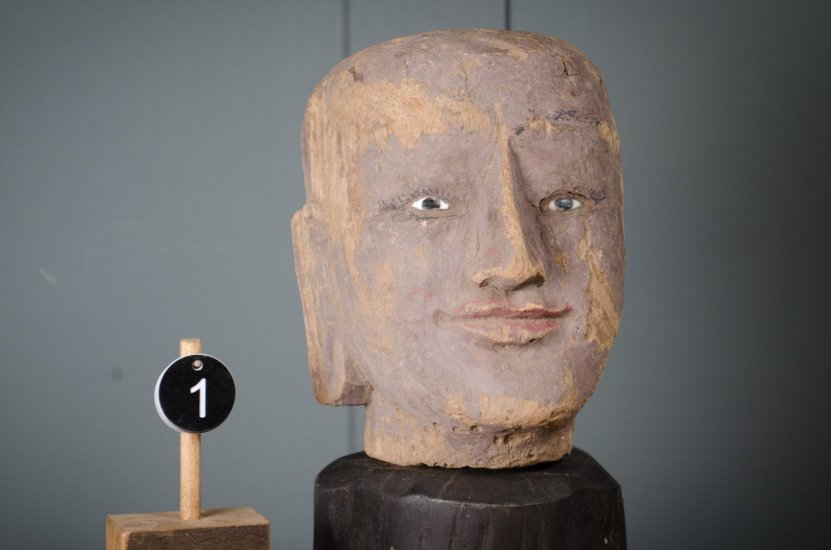 Burmese puppet head sculptures