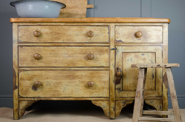 painted victorian sideboard