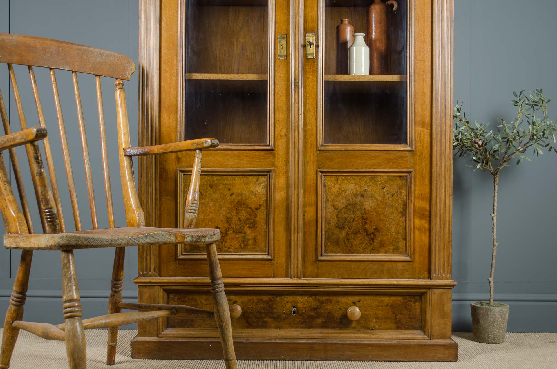 Antique glazed dresser