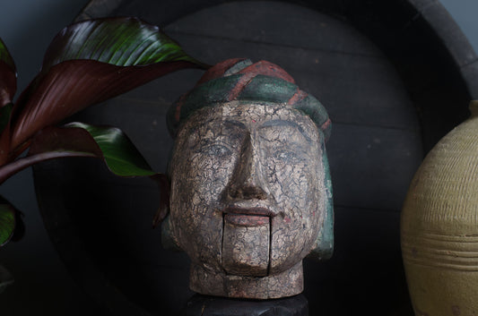 Finest Burmese puppet head sculptures - Various prices