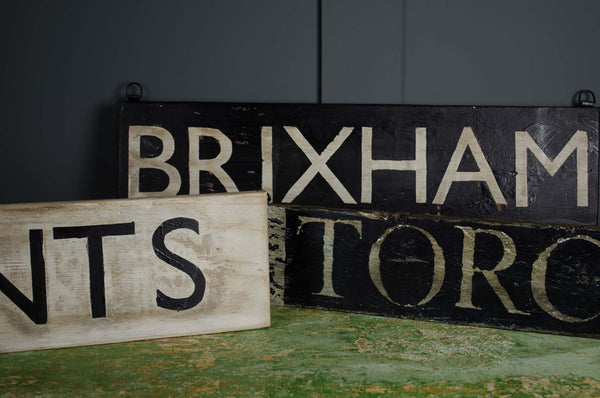 Bespoke vintage signs