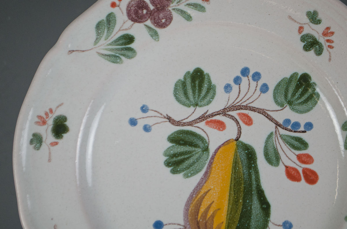 French Quimper Faience Plates - various designs