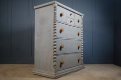 19th Century Australian Cedar Chest of Drawers | French Grey Antique

