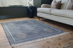 Arang recycled cotton kilim rug 120x180cm