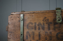 Reclaimed french storage chest