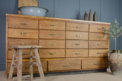 Haberdashery kitchen island with drawers