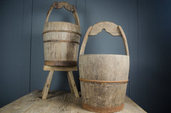 antique rice bucket