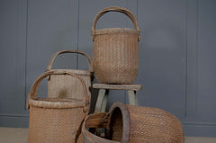 Antique Chinese basket

Bentwood woven willow basket

Rice harvest gathering basket

Vintage Chinese farmhouse décor

Asian antique storage basket

Rustic wicker grain basket
log, kindling, fireside, storage, bathroom
Collectible Chinese willow basket

Handcrafted antique harvest basket