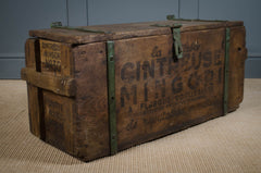 Reclaimed french storage chest