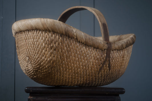 Chinese rice trug basket