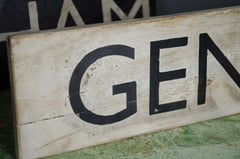 Bespoke vintage signs