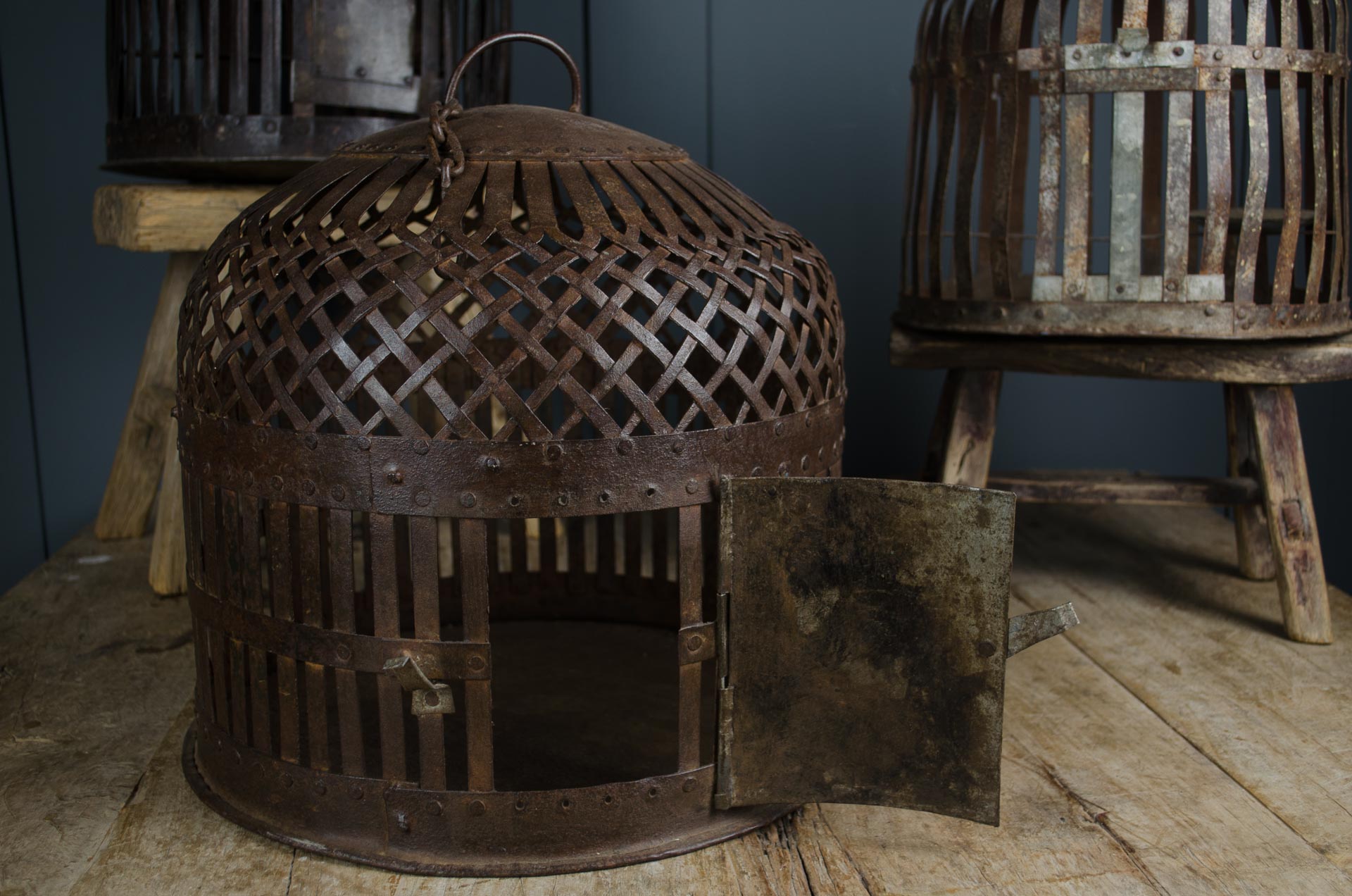 
Indian display bird cage