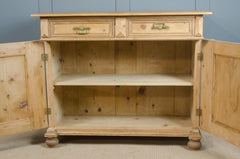 Antique dutch pine sideboard