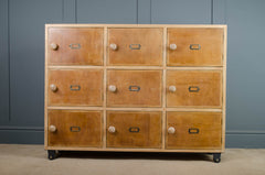 mid century school cupboard
