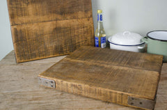 reclaimed oak chopping board 