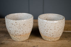 Flat white mug