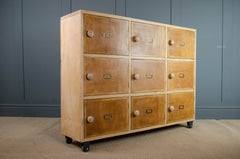 antique hall storage unit
